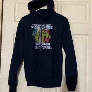 Men's Navy Gaming Hoodie S